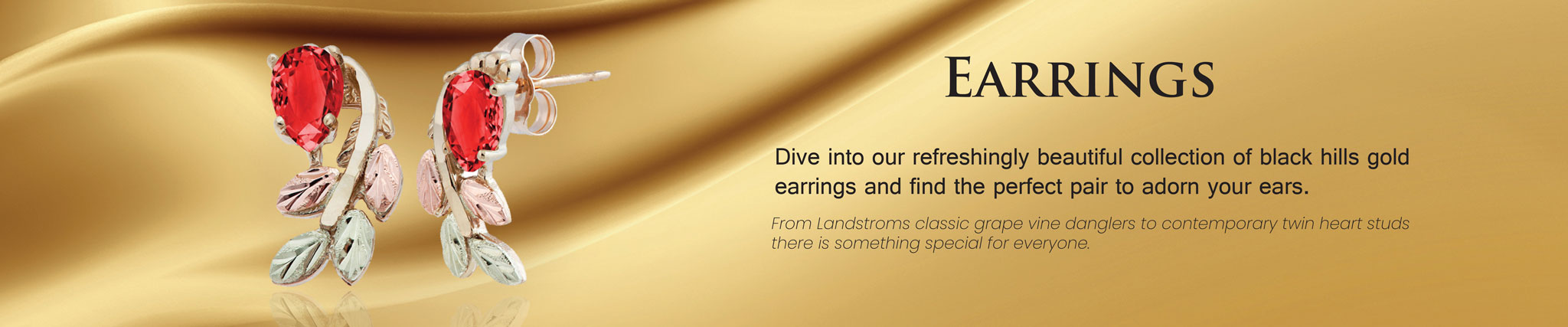 black hills gold earrings black hills gold earrings